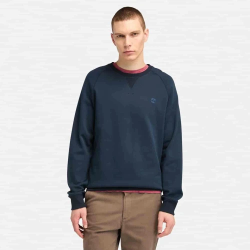 Timberland Sweat-shirt à envers brossé Exeter River pour homme en bleu foncé