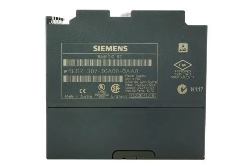 Alimentation Siemens 24Vdc 6ES7307-1KA00-0AA0 Pro