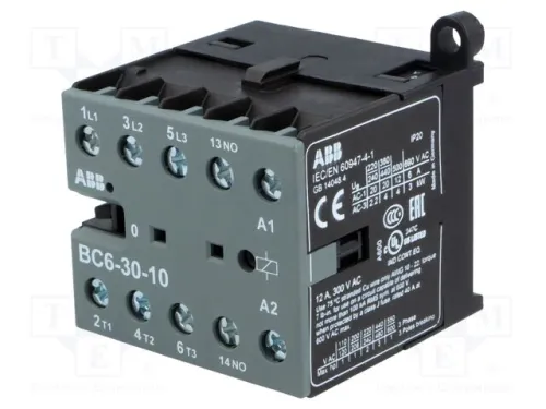Mini Contacteur 4KW 24VDC 3P+NO ABB BC6-30-10-01