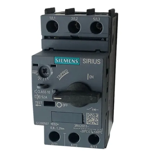 Disjoncteur Moteur Siemens 1.25A 3RV2011-0KA10 Pro