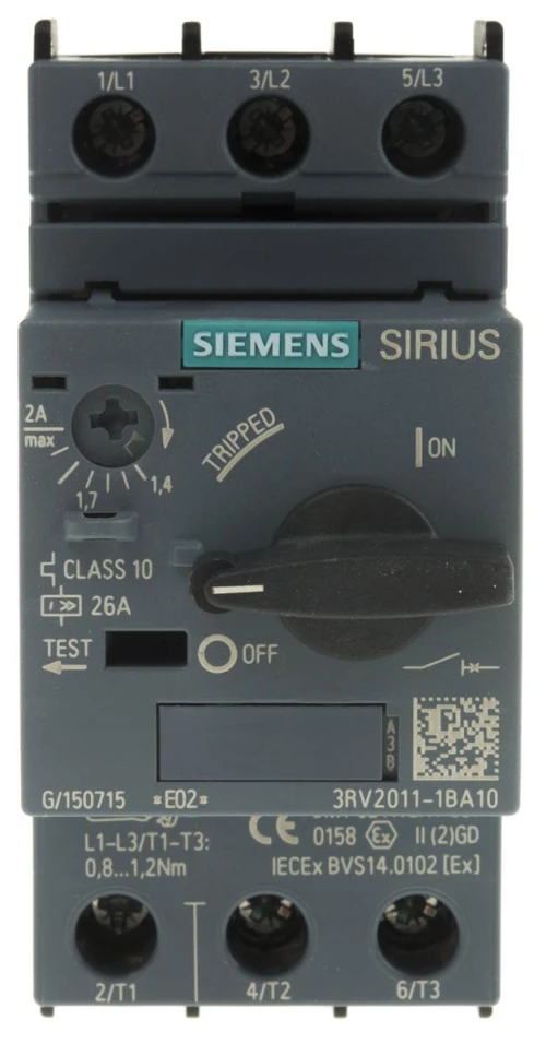 Disjoncteur Siemens 2A 3RV2011-1BA10 Pro