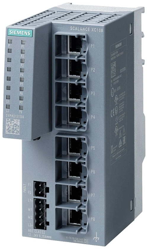 Switch Siemens 8Ports 6GK5108-0BA00-2AC2 Pro