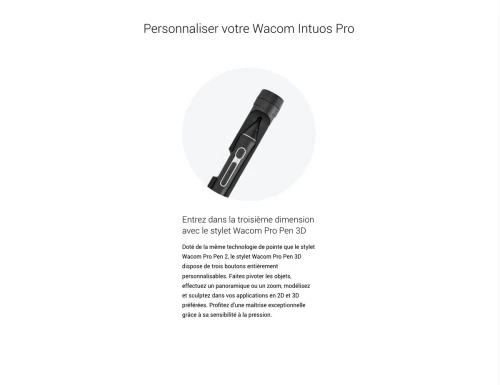 Wacom Intuos Pro Medium PTH-660 avec batterie