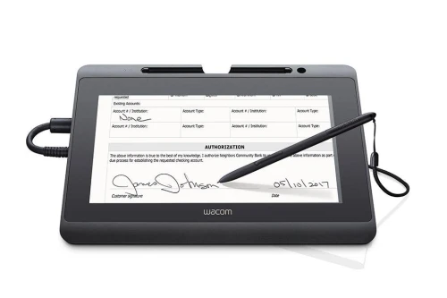 Wacom tablette graphique LCD DTH-1152 Stylo Signature et écran tactile 10" avec PDF Sign Pro