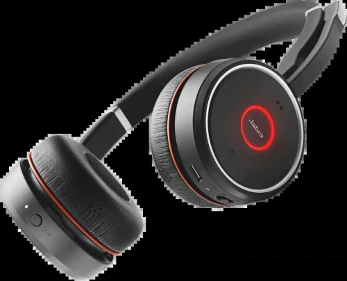 Casque JABRA Evolve 75 SE Micro-casque sans fil professionnel pour les bureaux en open space.