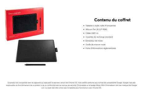 One by Wacom, taille M CTL-672-S