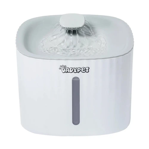 Fontaine À Eau Pour Animaux De Compagnie DADYPET : Bol d'eau Électrique Cycle Automatique Avec Filtre 2L Grande Capacité