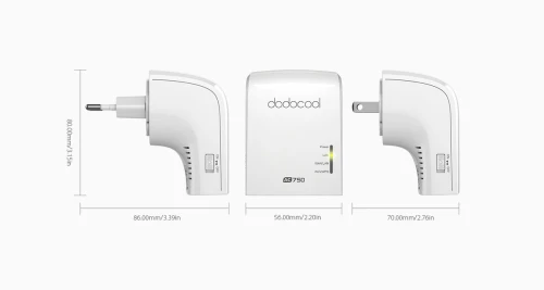 Dodocool AC750 Point d'accès, répéteur, routeur sans fil double bande