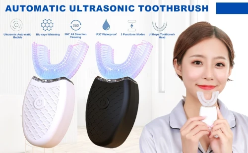Anself brosse à dent électrique sans fil automatique blanchiment 360
