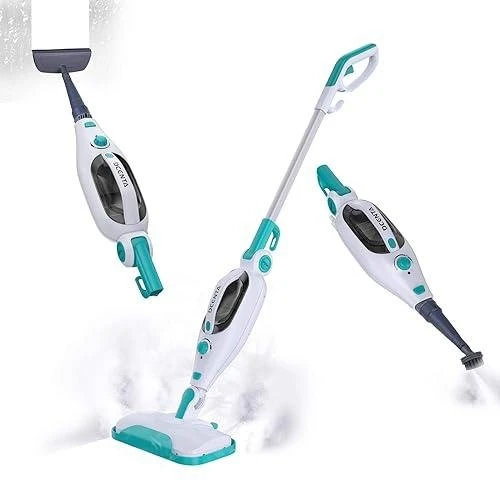 Balai vapeur multifonctionnelle  DCENTA 12 en 1 Nettoyant pour vapeur portable pratique