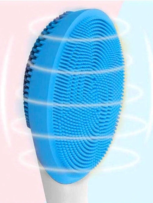 Brosse de douche pour dos, batterie rechargeable Relax Vital 3 en 1 : nettoyage, soin et massage avec vibrations H-901