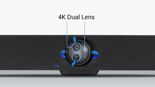 Aver VB350 Barre vidéo PTZ à double objectif avec zoom hybride 18X pour les salles moyennes et grandes