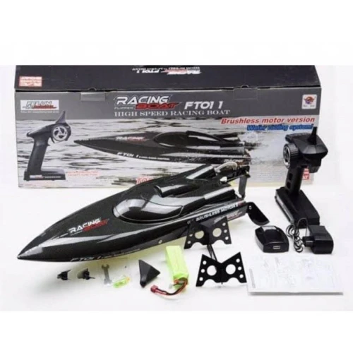 Feilun FT011 Bateau en Carbon télécommandé haute vitesse 55 km/h Moteur sans balai Excellentes fonctions