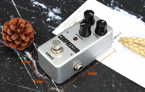 KOKKO FCP2 Pédale De Compresseur Mini Pédale D'effet De Guitare Portable