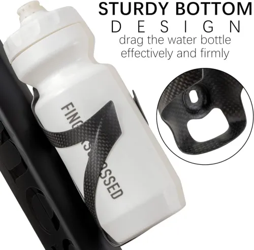 Annety Porte Bidon-Gourde pour vélo, Noir Mat