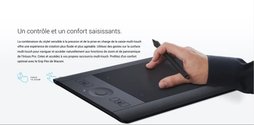 WACOM Tablette Graphique Intuos Pro S PTH-451