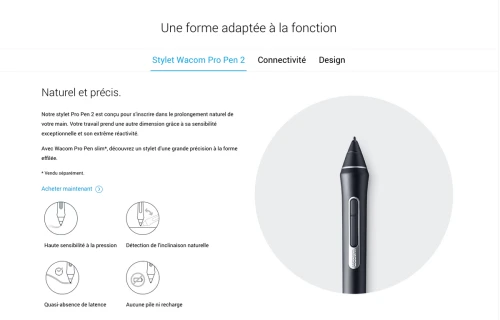 Wacom Intuos Pro Medium PTH-660 avec batterie