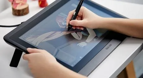 Wacom Cintiq 16 Tablette graphique créative DTK-1660 avec écran HD dynamique et stylet Pro Pen 2
