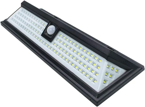 Lampe Solaire Applique Murale TEMPSA - 118 LED avec Détecteur IP65 Étanche pour Jardin Éclairage Extérieure