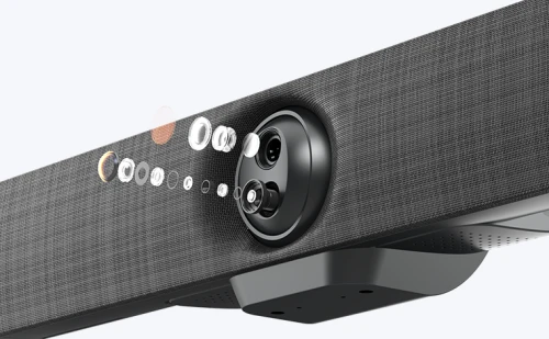 Aver VB350 Barre vidéo PTZ à double objectif avec zoom hybride 18X pour les salles moyennes et grandes