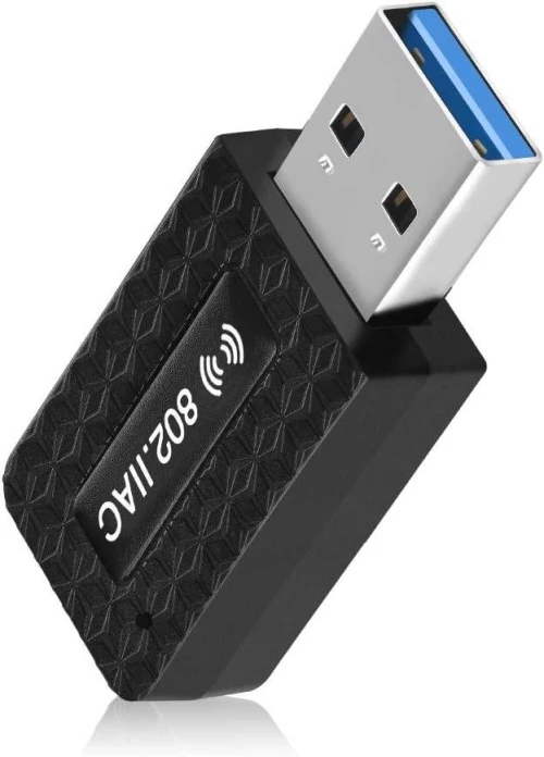 USB Adaptateur Wi-Fi AC1300 Maxesla 1300 m 802.11ac Double Bande 2,4/5 GHz, adaptateur réseau sans Fil pour PC
