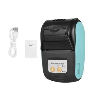 Imprimante Thermique de poche Portative PT-210 Imprimante à Reçu de 58mm pour Les Magasins