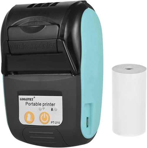 Imprimante Thermique de poche Portative PT-210 Imprimante à Reçu de 58mm pour Les Magasins