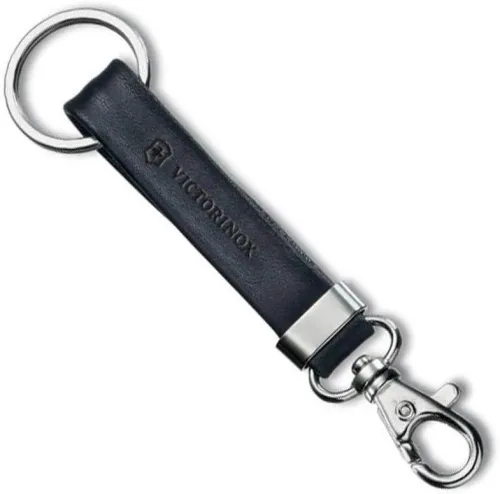 Passant de ceinture cuir VICTORINOX et Mousqueton, 4.1853