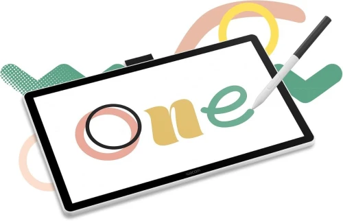 Nouvelle Tablette Graphique avec écran Wacom one 14" DTC141W0 – Full HD avec Stylet sans Pile, écran anti-reflet