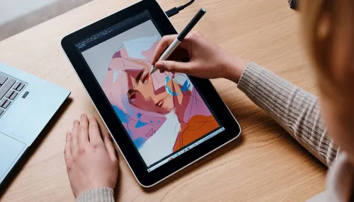 Wacom One 12 DTC-121W0B Écran à stylet de 11,6 pouces pour booster votre créativité numérique