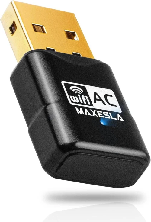 Mini Adaptateur USB WiFi Maxesla Double Bande AC 600Mbps