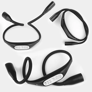 LED Lampe Lecture de Nuit Rechargeable Autour de Cou Mains Libres, 3 Couleurs Eye Protection