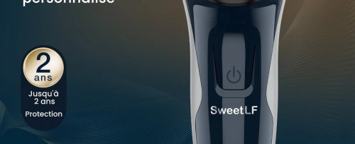 Rasoir Electrique SweetLF Homme Rechargeable Wet & Dry, Tondeuse à Barbe Haute Précision, Rasage avec 3D Têtes Rotatives
