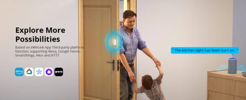 Capteur de porte et de fenêtre sans Fil Sonoff Alarme Maison | ZigBee | SNZB-04P