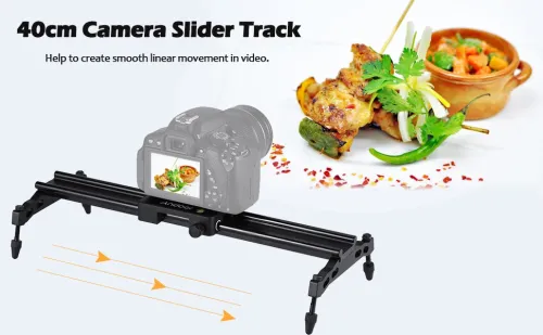 Rail stabilisateur de travelling Andoer 40 cm pour appareils photo