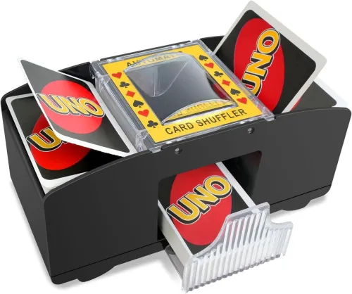 Mélangeur de Cartes Automatique Électronique, Trieur pour 1 à 2 Jeux avec Port USB, Distributeur de Cartes pour Jeux
