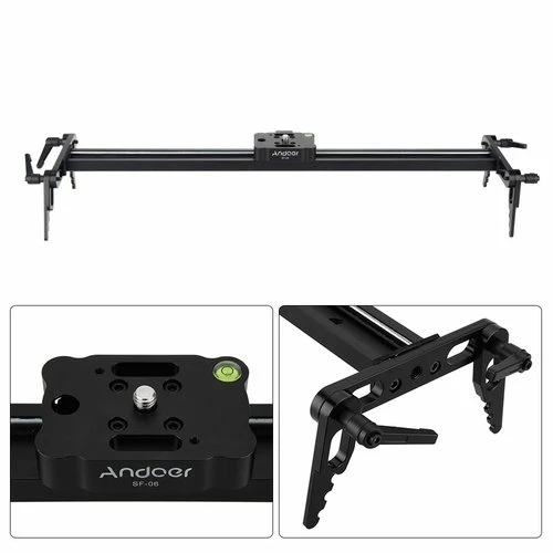 Rail  pour Trépied réglable Andoer SF-06 pour slider vidéo