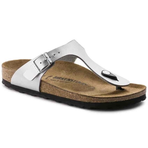 BIRKENSTOCK|Claquette unisex Gizeh BF Silver
