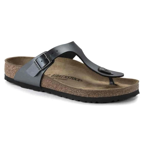 BIRKENSTOCK|Gizeh BF Metallic Black
