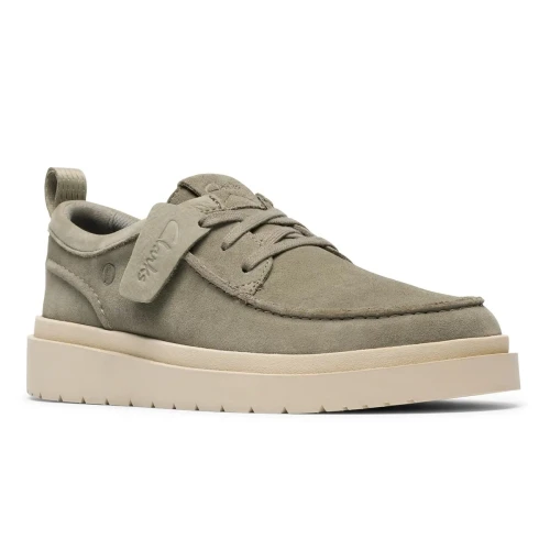 Clarks - Polden Moc Sage Suede