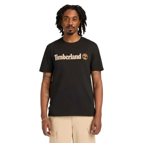 Timberland Men's Kennebec River Linear Logo Short-Sleeve T-Shirt