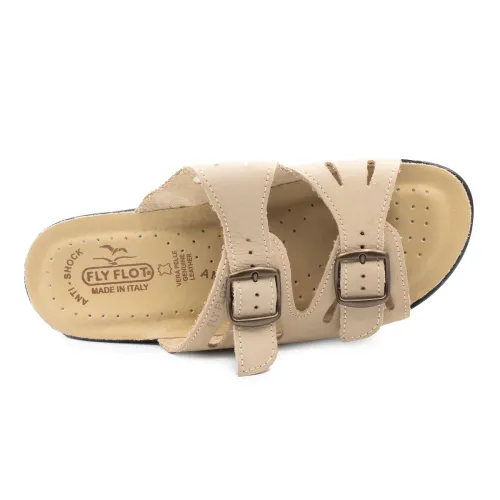 Fly Flot - Leather Woman Slipper