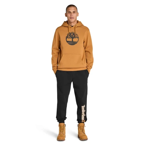 Timberland Sweat-shirt à capuche et imprimé logo arbre