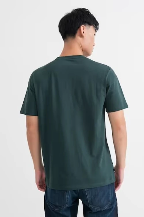 Timberland KENNEBEC RIVER Linear Logo Short Sleeve Tee GREEN GABLES