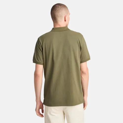 Timberland Polo à manches courtes pour homme avec logo brodé