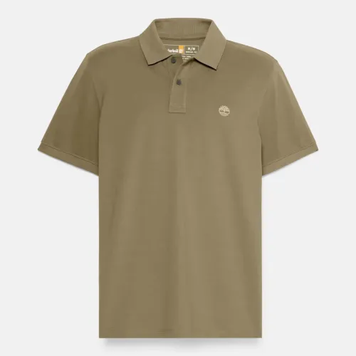 Timberland Polo à manches courtes pour homme avec logo brodé