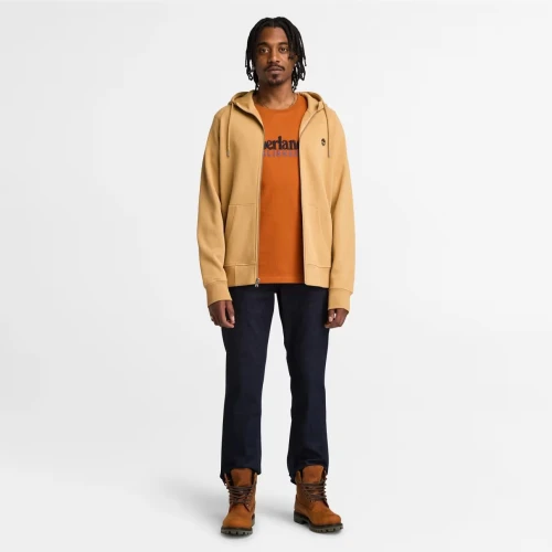 Timberland Sweat-shirt à capuche et fermeture éclair intégrale