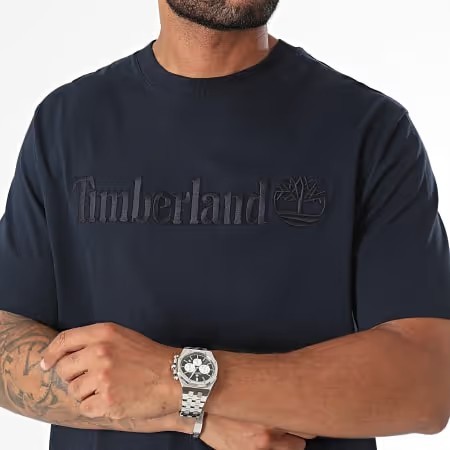 Timberland Tee Shirt A6VPE Bleu Marine