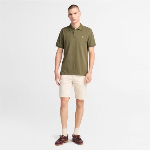 Timberland Polo à manches courtes pour homme avec logo brodé