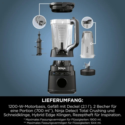 BLENDER NINJA 2.1L 1200W TB301EU